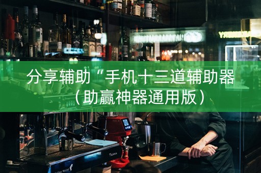 分享辅助“手机十三道辅助器（助赢神器通用版）