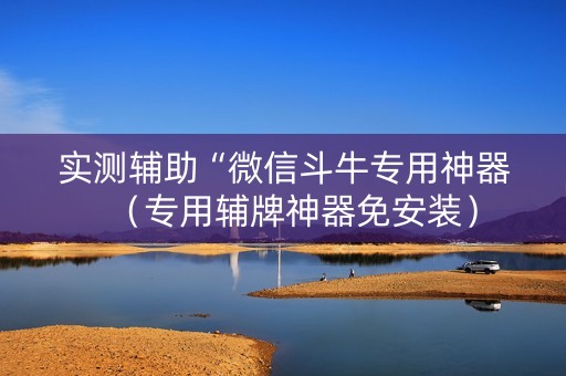 实测辅助“微信斗牛专用神器（专用辅牌神器免安装）