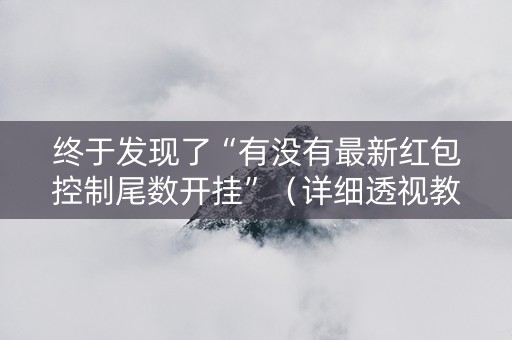 终于发现了“有没有最新红包控制尾数开挂”（详细透视教程）-哔哩哔哩