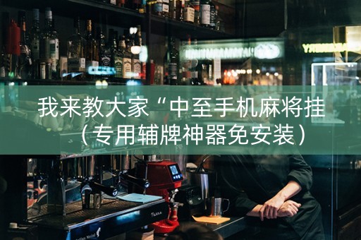 我来教大家“中至手机麻将挂（专用辅牌神器免安装）