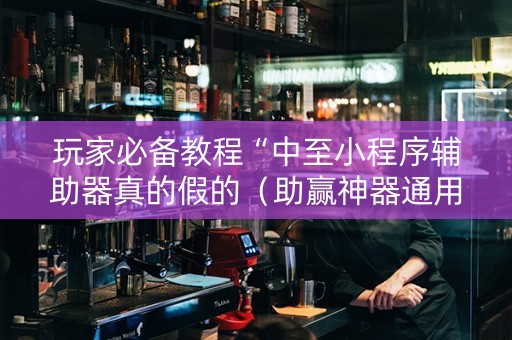 玩家必备教程“中至小程序辅助器真的假的（助赢神器通用版）