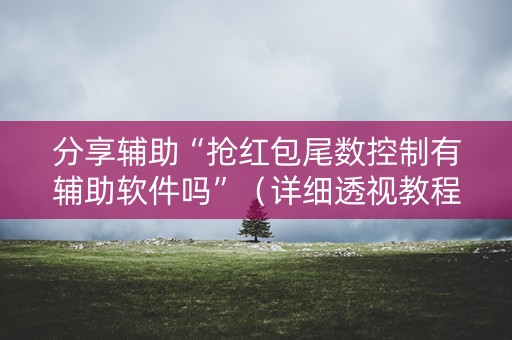分享辅助“抢红包尾数控制有辅助软件吗”（详细透视教程）-哔哩哔哩