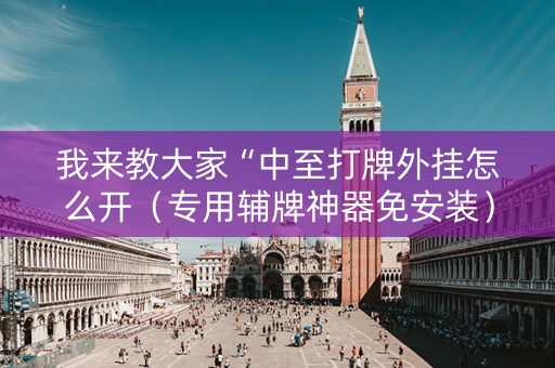 我来教大家“中至打牌外挂怎么开（专用辅牌神器免安装）