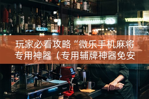 玩家必看攻略“微乐手机麻将专用神器（专用辅牌神器免安装）