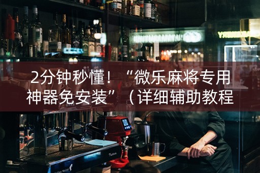 2分钟秒懂！“微乐麻将专用神器免安装”（详细辅助教程）-哔哩哔哩
