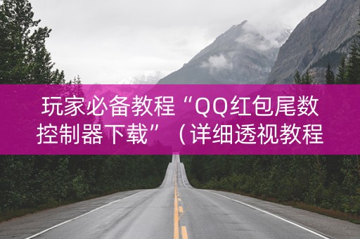 玩家必备教程“QQ红包尾数控制器下载”（详细透视教程）-哔哩哔哩