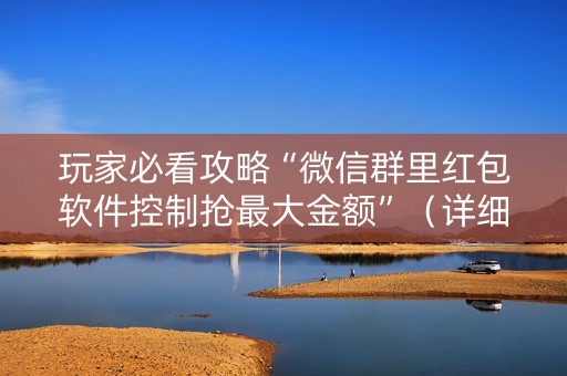 玩家必看攻略“微信群里红包软件控制抢最大金额”（详细透视教程）-哔哩哔哩