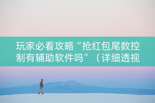 玩家必看攻略“抢红包尾数控制有辅助软件吗”（详细透视教程）-哔哩哔哩