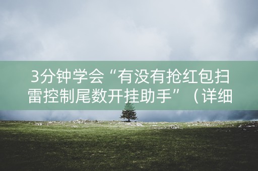 3分钟学会“有没有抢红包扫雷控制尾数开挂助手”（详细透视教程）-哔哩哔哩