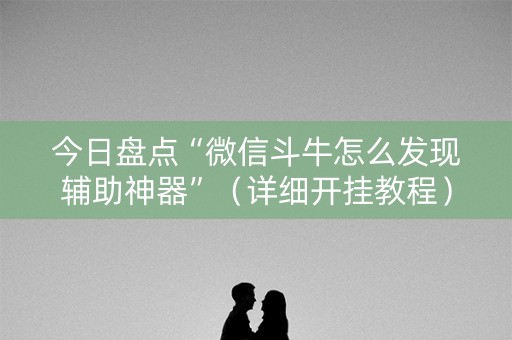 今日盘点“微信斗牛怎么发现辅助神器”（详细开挂教程）-哔哩哔哩