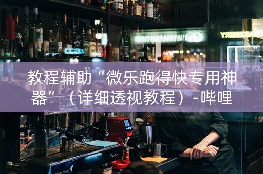 教程辅助“微乐跑得快专用神器”（详细透视教程）-哔哩哔哩