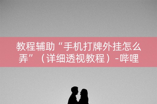 教程辅助“手机打牌外挂怎么弄”（详细透视教程）-哔哩哔哩