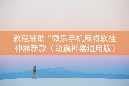 教程辅助“微乐手机麻将软挂神器新款（助赢神器通用版）