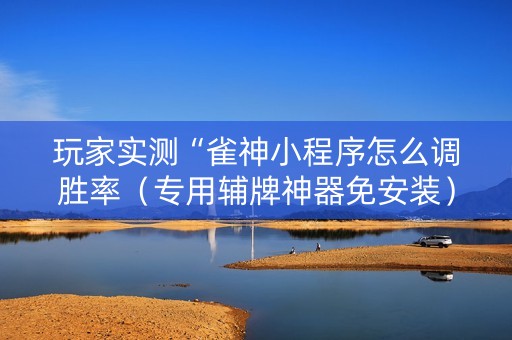 玩家实测“雀神小程序怎么调胜率（专用辅牌神器免安装）