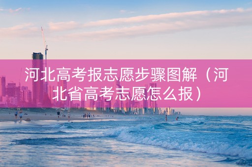河北高考报志愿步骤图解（河北省高考志愿怎么报）