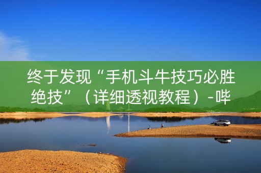 终于发现“手机斗牛技巧必胜绝技”（详细透视教程）-哔哩哔哩