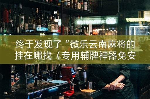 终于发现了“微乐云南麻将的挂在哪找（专用辅牌神器免安装）