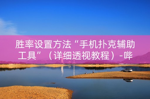 胜率设置方法“手机扑克辅助工具”（详细透视教程）-哔哩哔哩