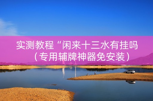 实测教程“闲来十三水有挂吗（专用辅牌神器免安装）