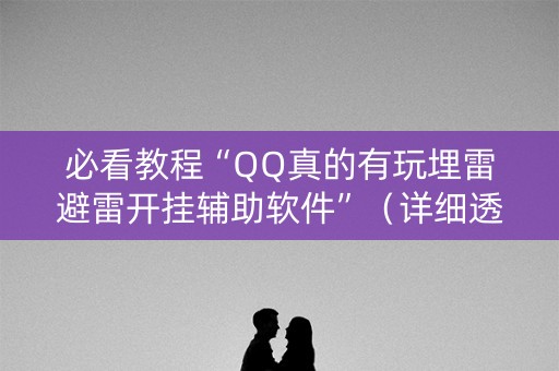 必看教程“QQ真的有玩埋雷避雷开挂辅助软件”（详细透视教程）-哔哩哔哩