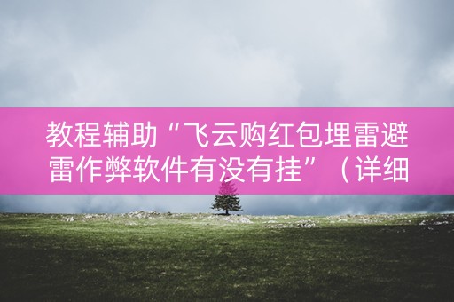 教程辅助“飞云购红包埋雷避雷作弊软件有没有挂”（详细透视教程）-哔哩哔哩
