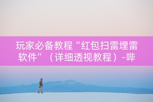 玩家必备教程“红包扫雷埋雷软件”（详细透视教程）-哔哩哔哩