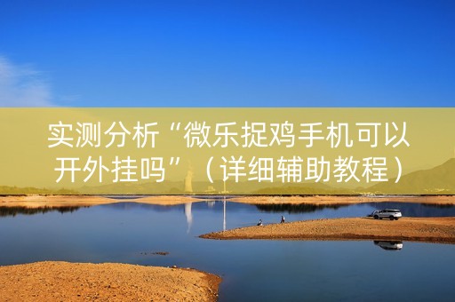 实测分析“微乐捉鸡手机可以开外挂吗”（详细辅助教程）-哔哩哔哩