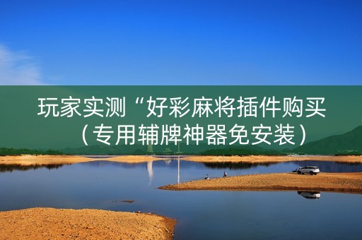 玩家实测“好彩麻将插件购买（专用辅牌神器免安装）