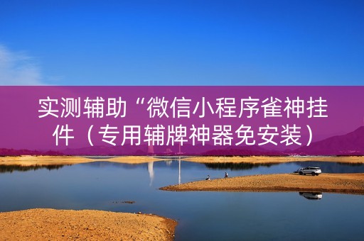 实测辅助“微信小程序雀神挂件（专用辅牌神器免安装）