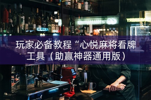 玩家必备教程“心悦麻将看牌工具（助赢神器通用版）