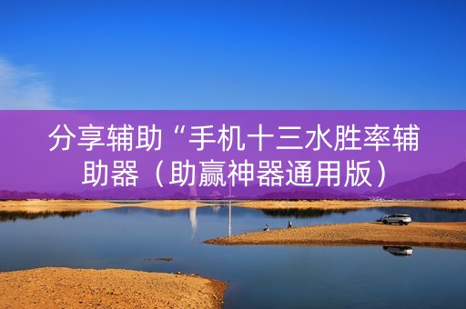 分享辅助“手机十三水胜率辅助器（助赢神器通用版）