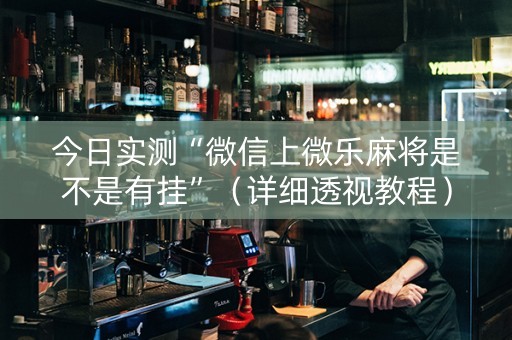 今日实测“微信上微乐麻将是不是有挂”（详细透视教程）-哔哩哔哩