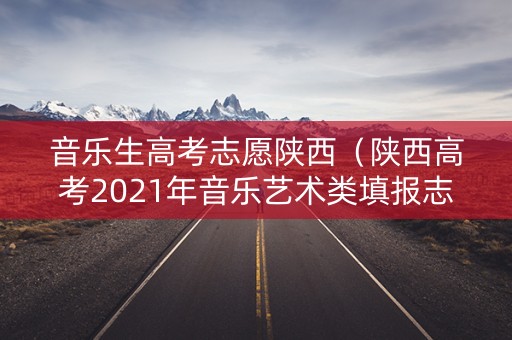 音乐生高考志愿陕西（陕西高考2021年音乐艺术类填报志愿）