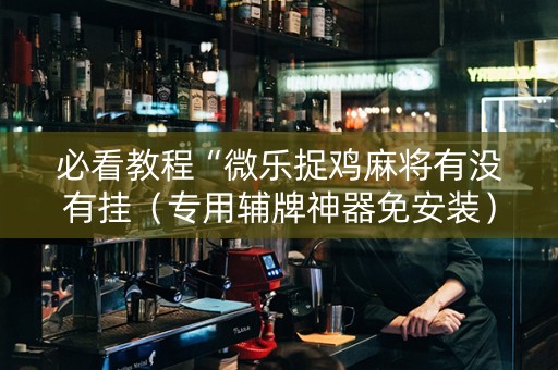 必看教程“微乐捉鸡麻将有没有挂（专用辅牌神器免安装）