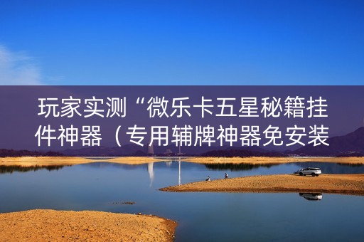 玩家实测“微乐卡五星秘籍挂件神器（专用辅牌神器免安装）