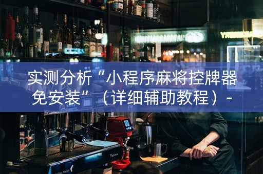实测分析“小程序麻将控牌器免安装”（详细辅助教程）-哔哩哔哩