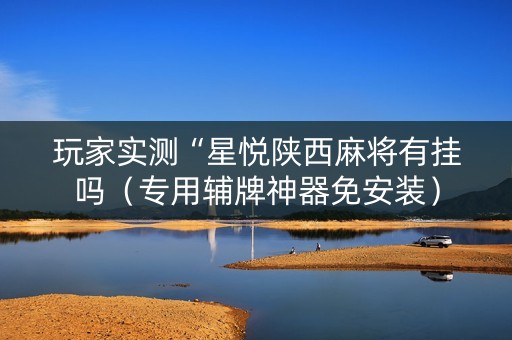 玩家实测“星悦陕西麻将有挂吗（专用辅牌神器免安装）