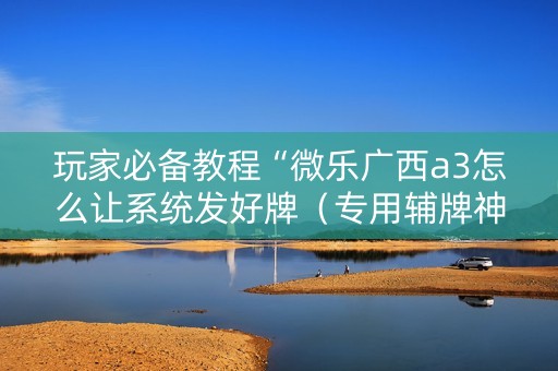 玩家必备教程“微乐广西a3怎么让系统发好牌（专用辅牌神器免安装）