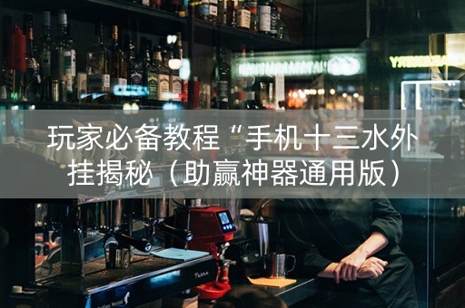 玩家必备教程“手机十三水外挂揭秘（助赢神器通用版）