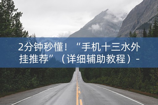 2分钟秒懂！“手机十三水外挂推荐”（详细辅助教程）-哔哩哔哩