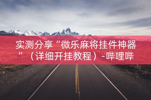 实测分享“微乐麻将挂件神器”（详细开挂教程）-哔哩哔哩