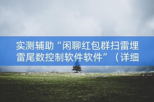 实测辅助“闲聊红包群扫雷埋雷尾数控制软件软件”（详细透视教程）-哔哩哔哩