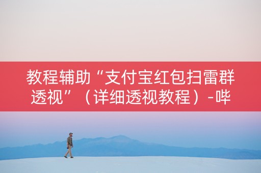 教程辅助“支付宝红包扫雷群透视”（详细透视教程）-哔哩哔哩