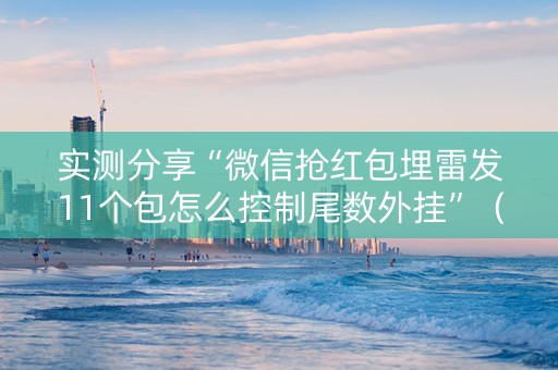 实测分享“微信抢红包埋雷发11个包怎么控制尾数外挂”（详细透视教程）-哔哩哔哩