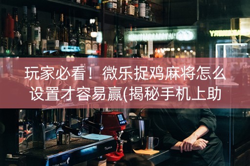 玩家必看！微乐捉鸡麻将怎么设置才容易赢(揭秘手机上助赢软件)