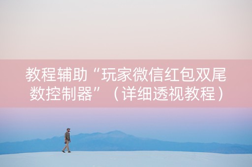 教程辅助“玩家微信红包双尾数控制器”（详细透视教程）-哔哩哔哩