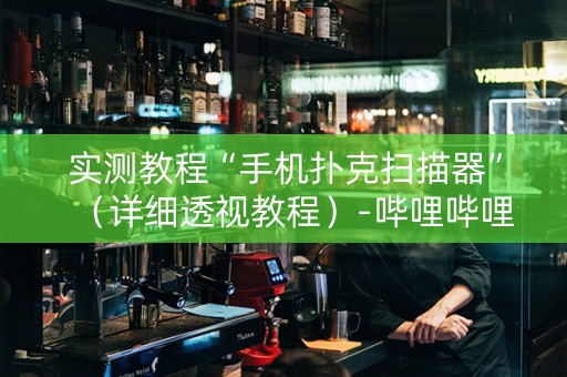 实测教程“手机扑克扫描器”（详细透视教程）-哔哩哔哩