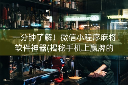 一分钟了解！微信小程序麻将软件神器(揭秘手机上赢牌的技巧)