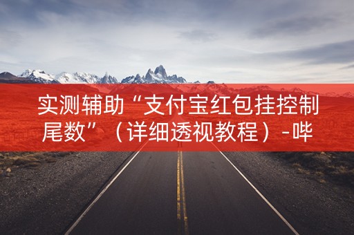 实测辅助“支付宝红包挂控制尾数”（详细透视教程）-哔哩哔哩