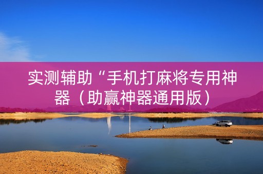 实测辅助“手机打麻将专用神器（助赢神器通用版）